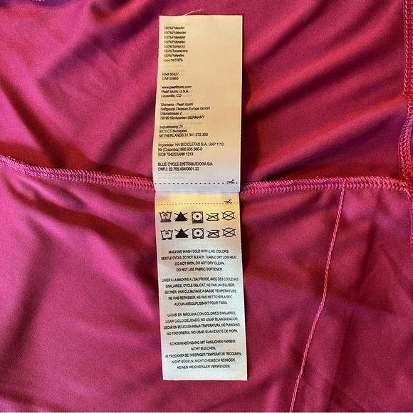 Pearl Izumi Women’s Cycling Sleeveless Top Size M in Magenta Full Zip. - Picture 8 of 9
